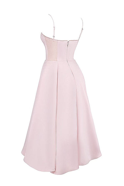 Lorraine® | Trägerloses, ärmelloses Tutu-Maxikleid mit V-Ausschnitt