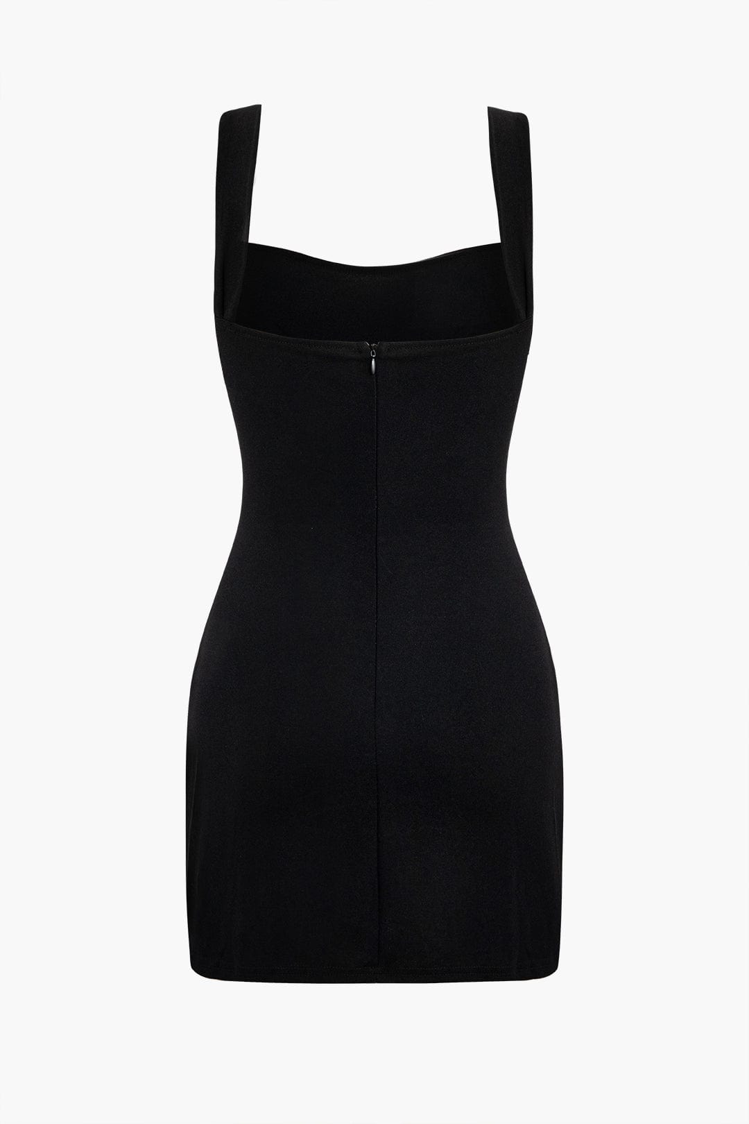 Amara | Elegantes Schwarzes Minikleid mit Goldgürtel – Zeitlose Raffinesse für stilvolle Auftritte