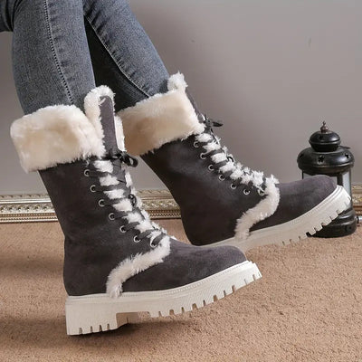 Winterstiefel mit Fellfutter für Damen