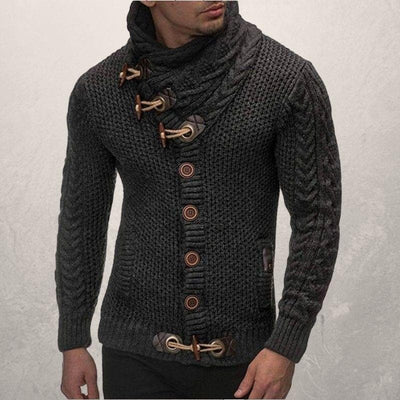 Strickjacke mit Knebelverschlüssen für Herren