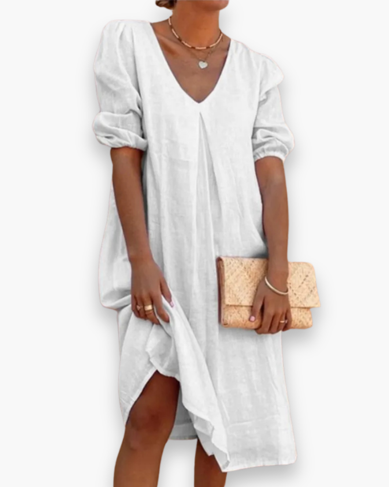 Damen Elegantes Lässiges Midikleid | Sommerkleider