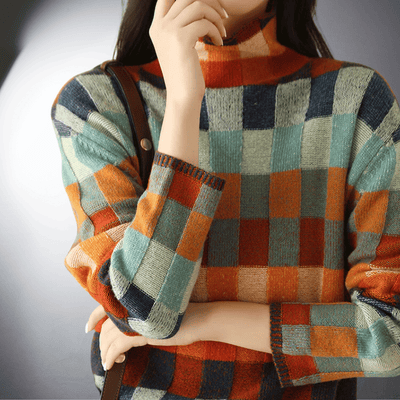 Faiga | Veganer Pullover mit Stehkragen