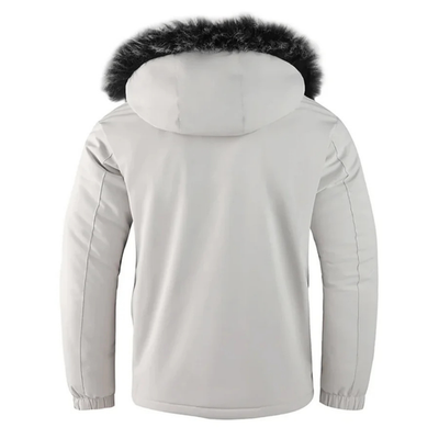 Herren Winter Kapuzen Parka Jacke | Warme
