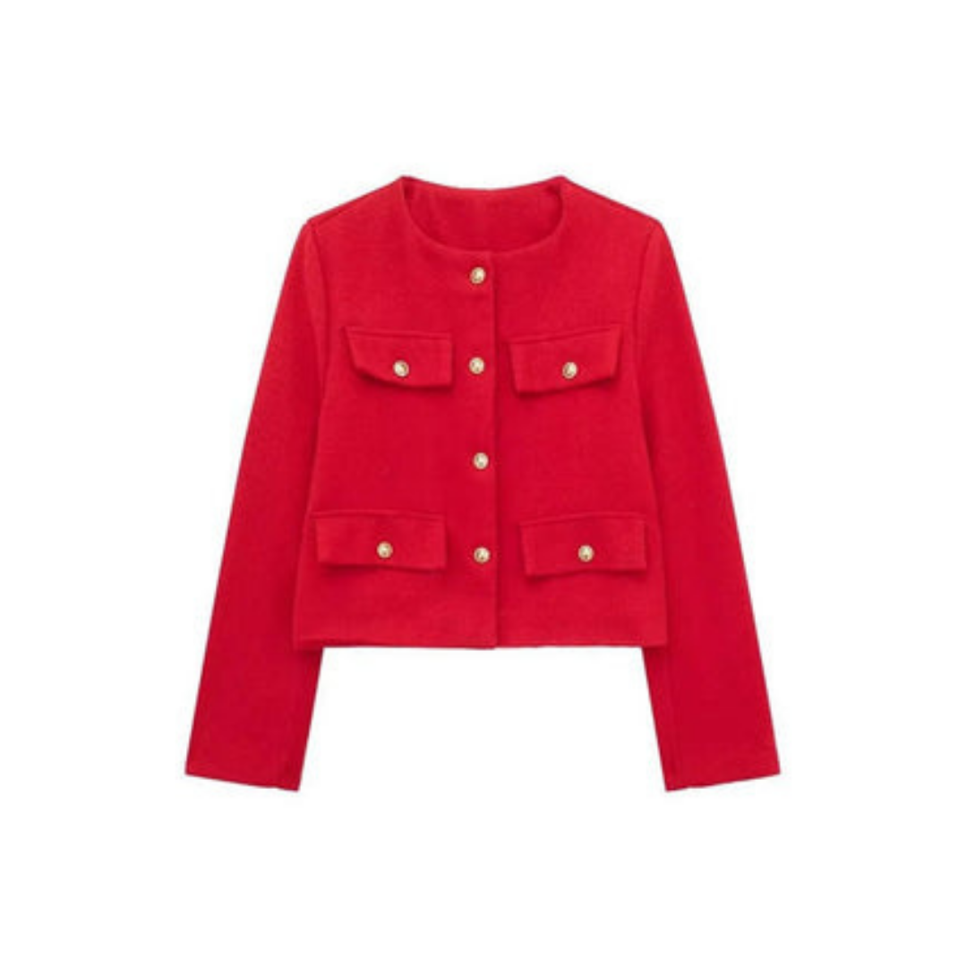 Damen Langarmjacke Vintage | Button Down