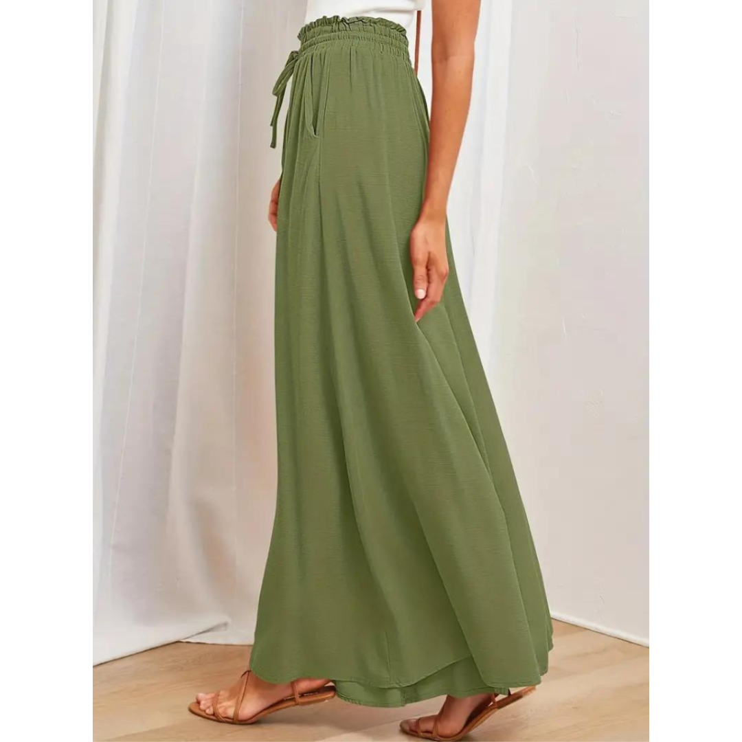 Weit geschnittene Hose für Damen