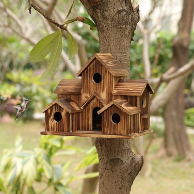 WillowNest funktionelles Vogelhaus aus Holz