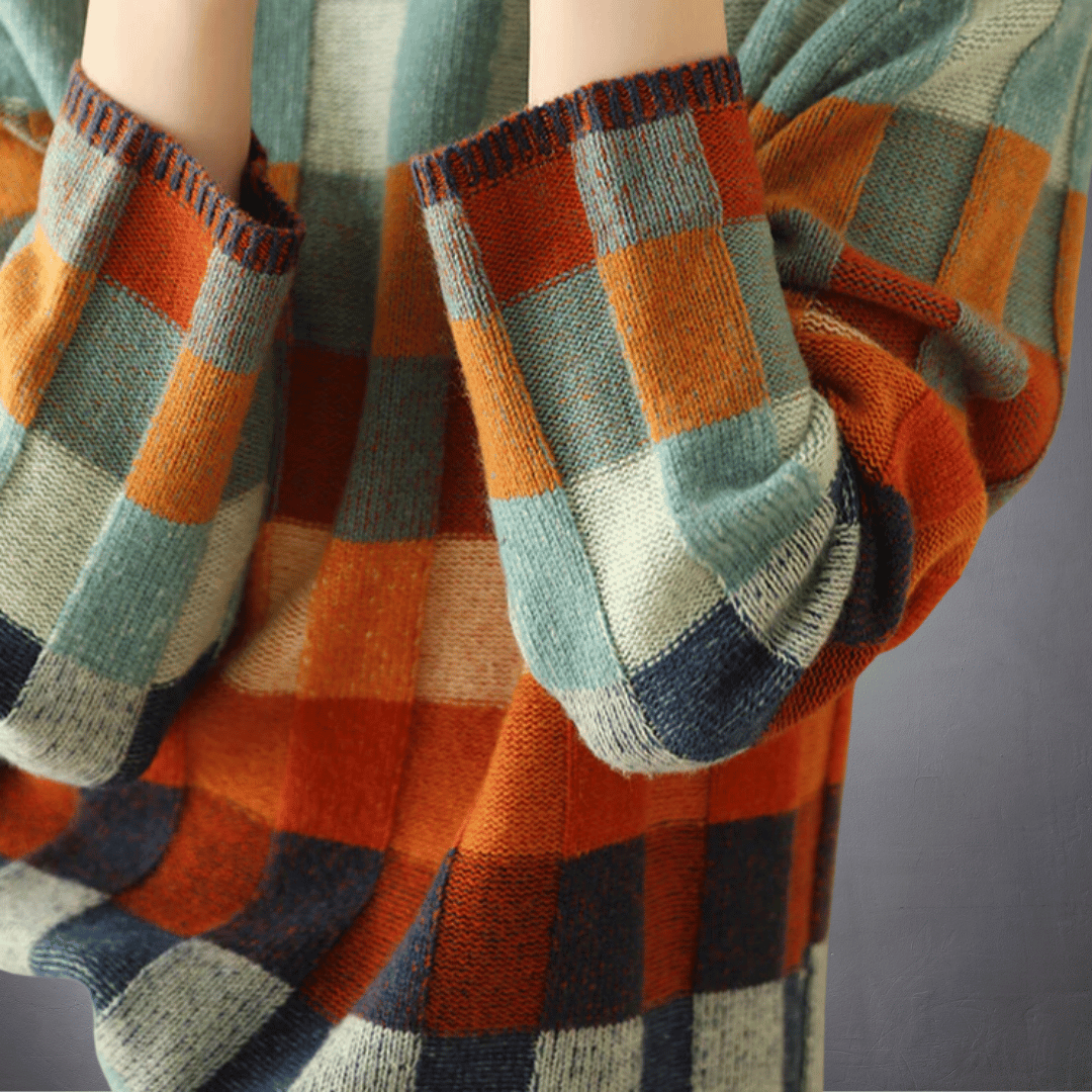 Faiga | Veganer Pullover mit Stehkragen