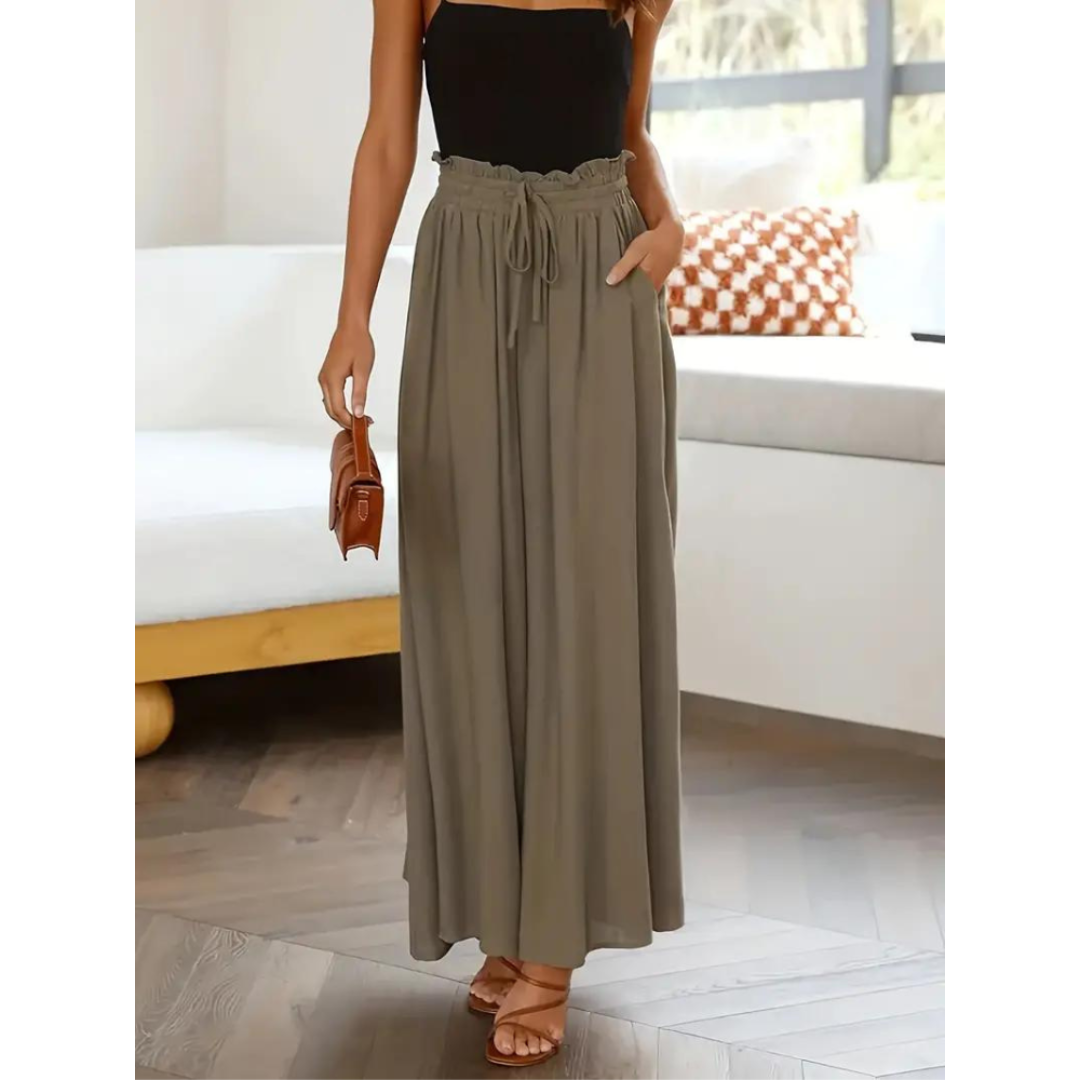 Weit geschnittene Hose für Damen