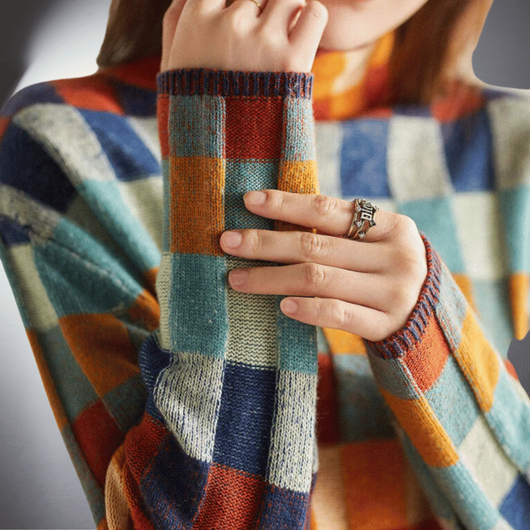 Faiga | Veganer Pullover mit Stehkragen