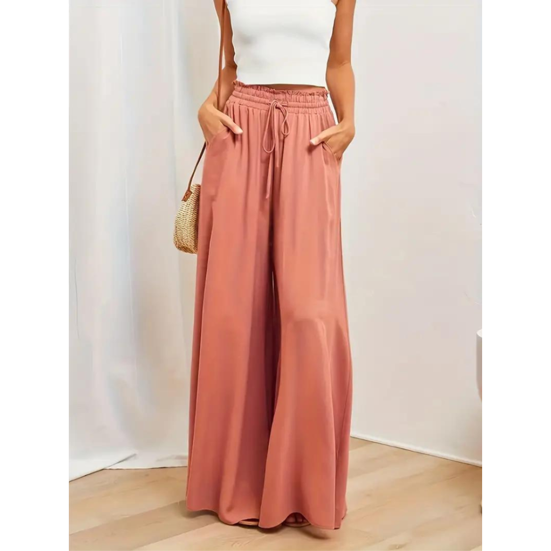 Weit geschnittene Hose für Damen