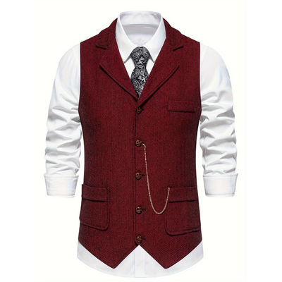 Klassische Ärmellose Weste Für Herren | Vintage