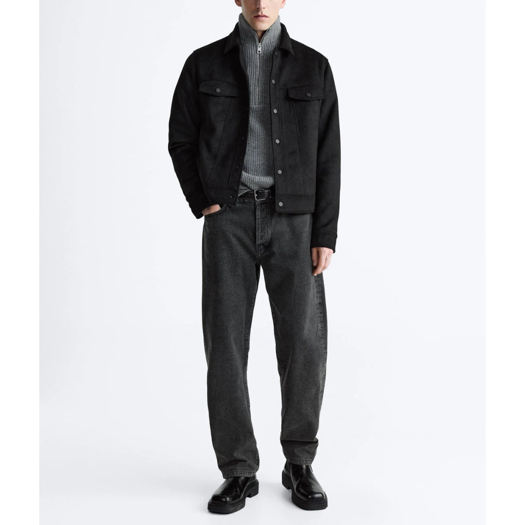 Strukturiere Jacke für Herren