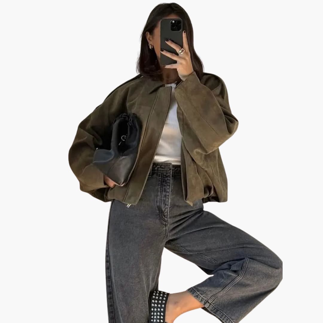 Vintage Übergangsjacke für Damen