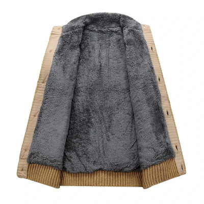 Warm Gestrickter Cardigan Für Herren | Lange Ärmel