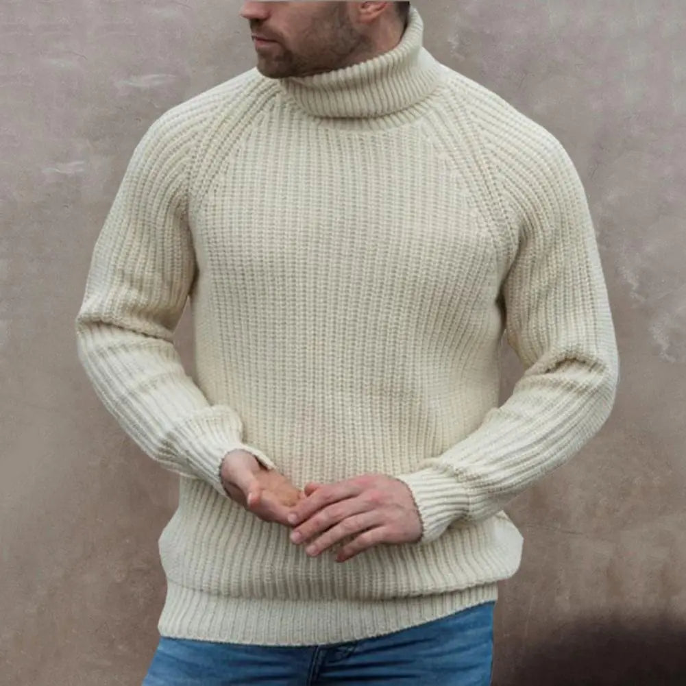 Warmer Strick Rollkragenpullover