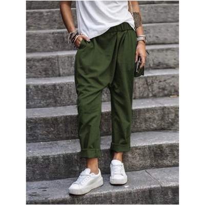 Kurze Freizeithose Für Damen | Weites Bein