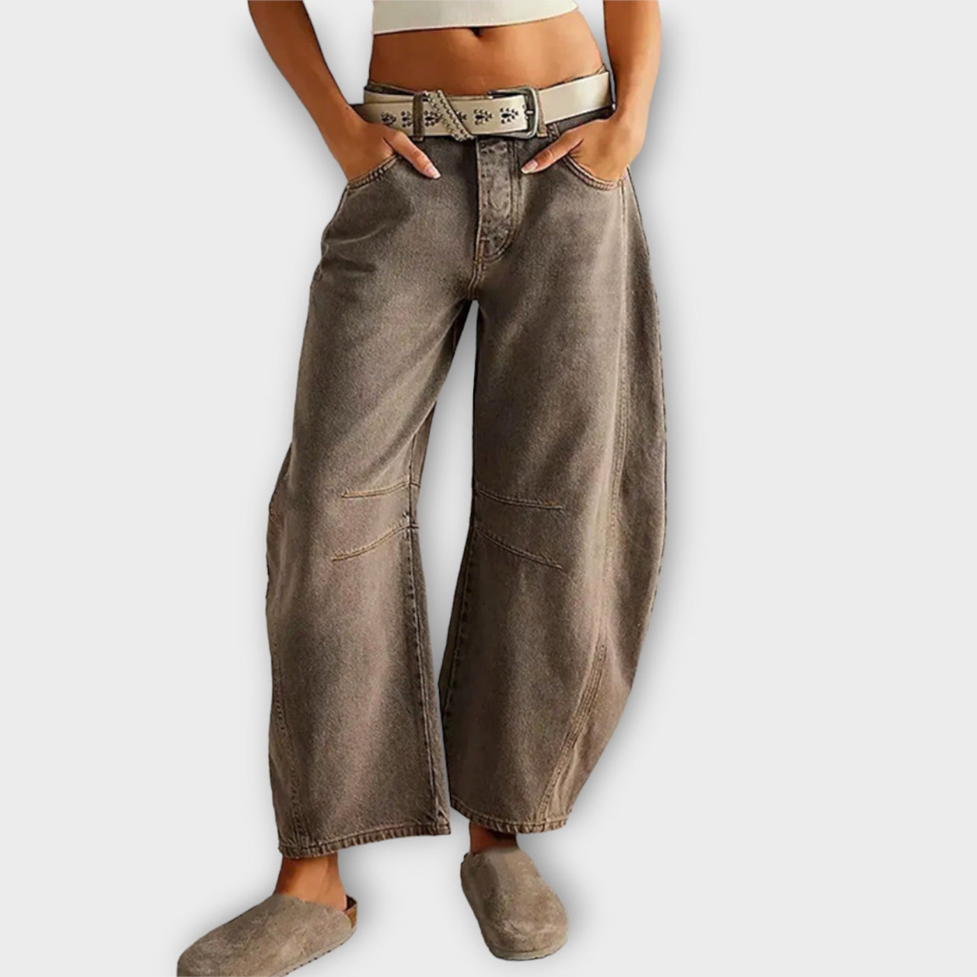 Damenjeans classic weit geschnitten