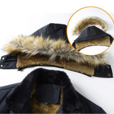 Abnehmbare Kapuze Winterjacke für Herren