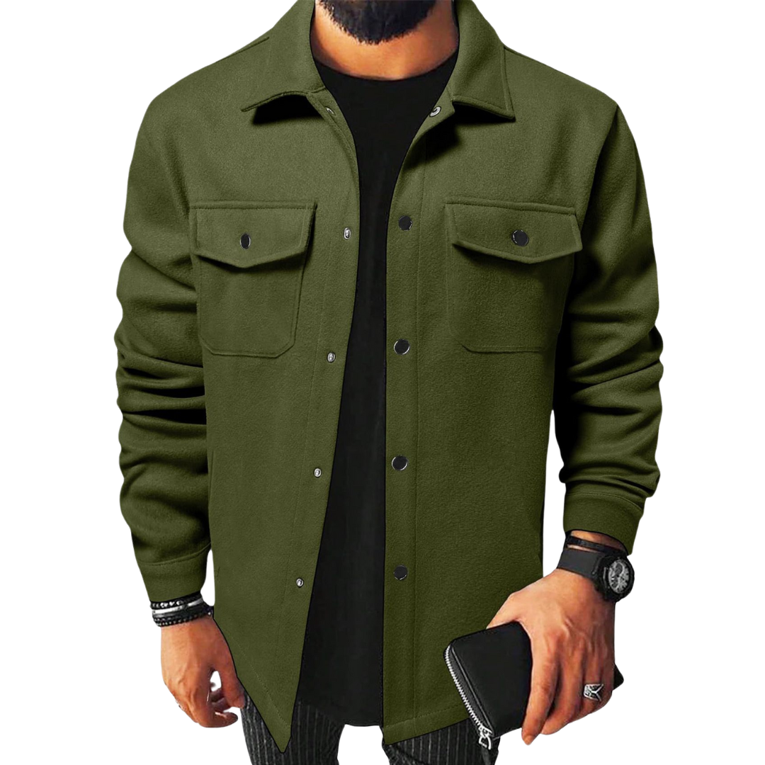 Klassische Hemdjacke für Herren