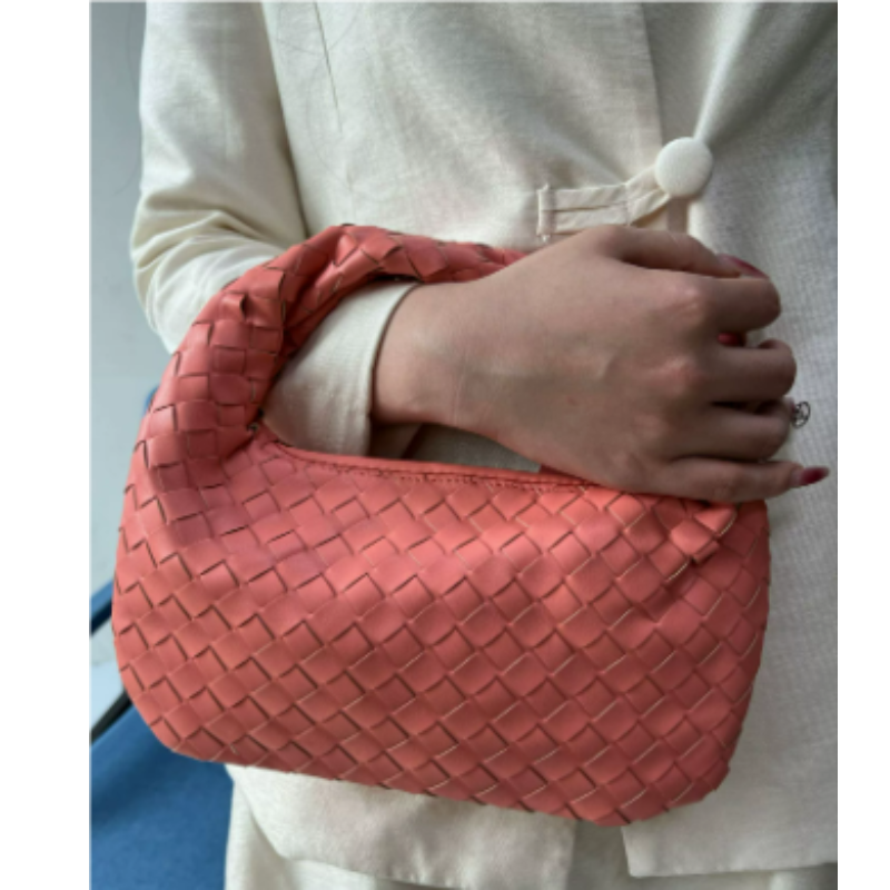 Damen Stylische Geflochtene Knotenhenkel Hand Tasche | Klein