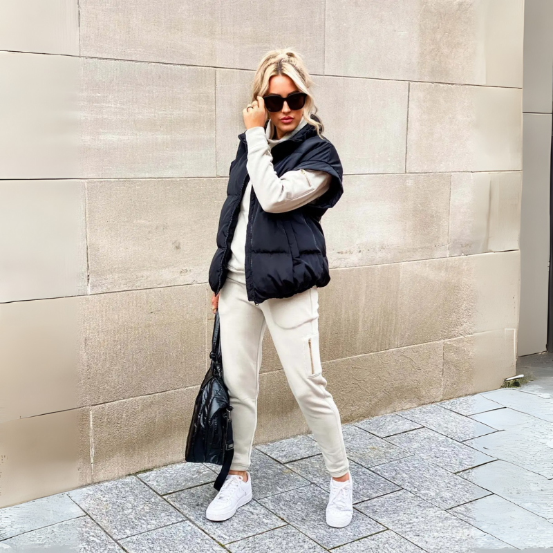 Weste Damen Kurz Mit Reißverschluss | Ärmellose Winterweste