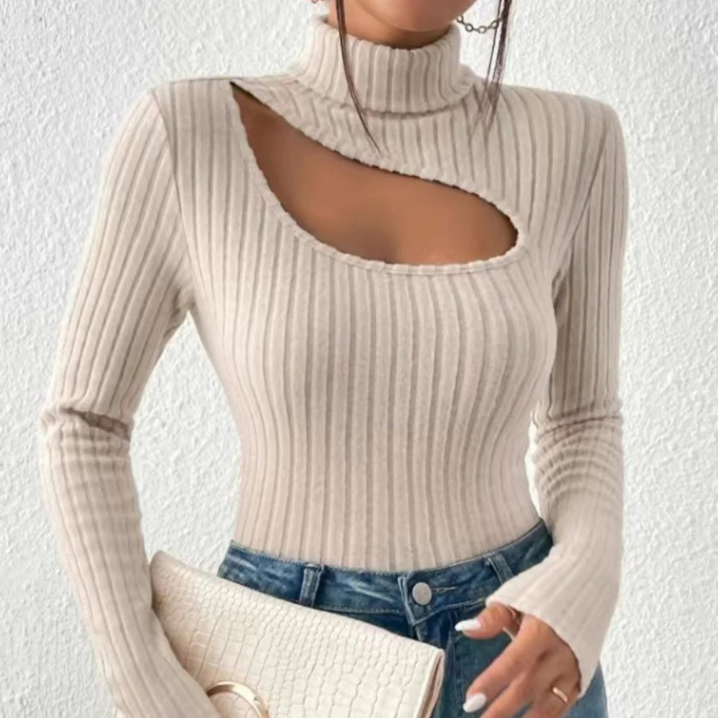 Rollkragenpullover Für Damen | Langarm