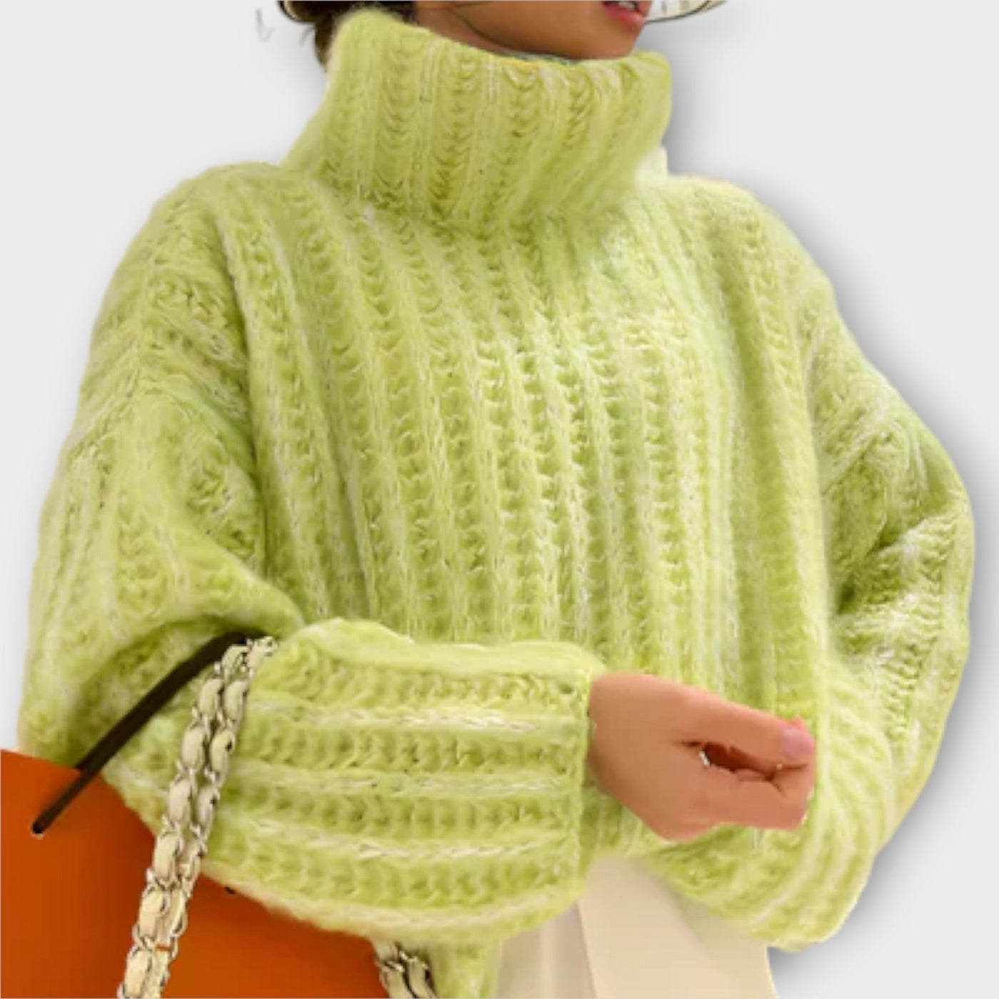 Übergroßer Rollkragenpullover – Gemütliches Volumen, müheloser Chic