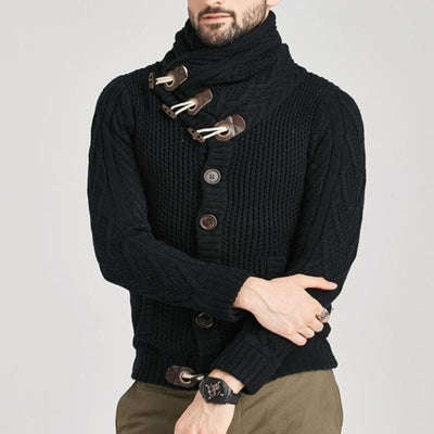 Strickjacke mit Knebelverschlüssen für Herren