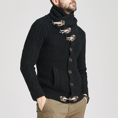 Strickjacke mit Knebelverschlüssen für Herren