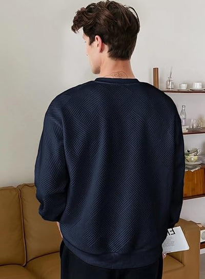 Lässiger langarm-pullover