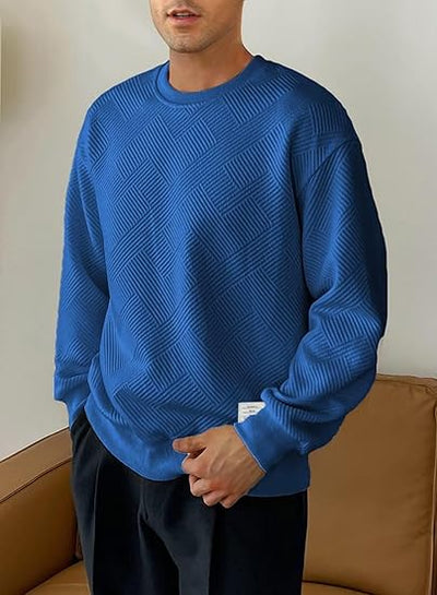 Lässiger langarm-pullover