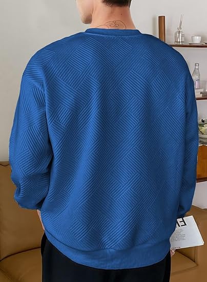 Lässiger langarm-pullover