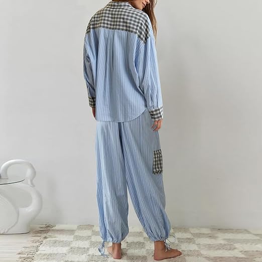 Zweiteiliges Pyjama Set Für Damen | Bequem
