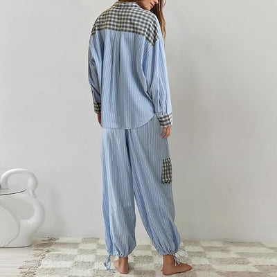 Zweiteiliges Pyjama Set Für Damen | Bequem