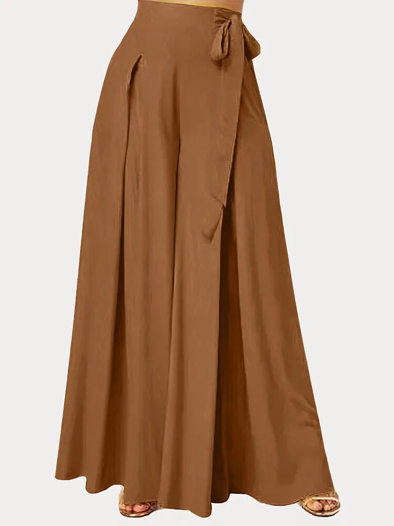 Hilma | Mühelos schicke Hose mit Bindeband und weitem Bein