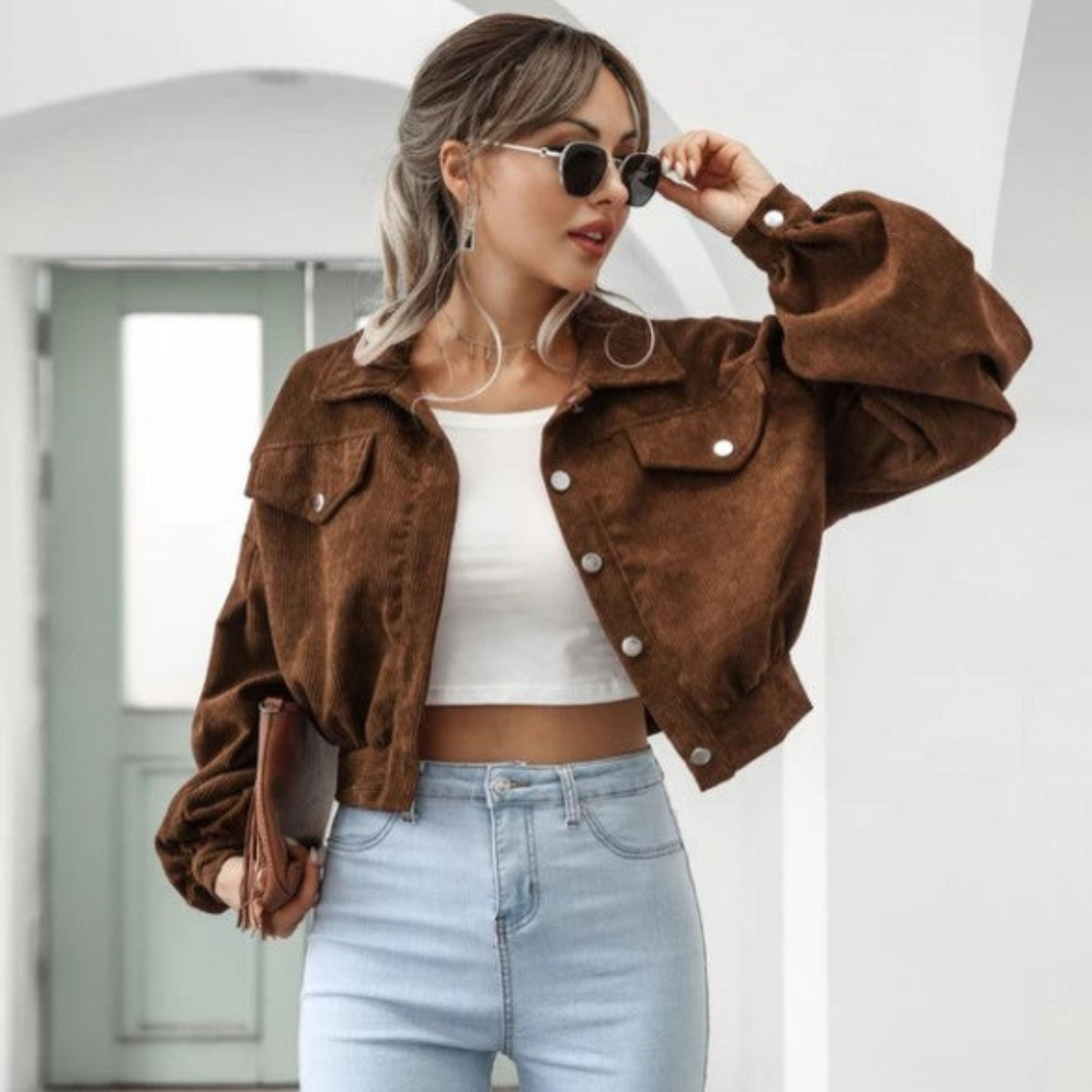 Eine Schicht für kühlere Tage Jacke für Damen