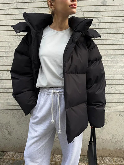 Winter luxe-bauschjacke