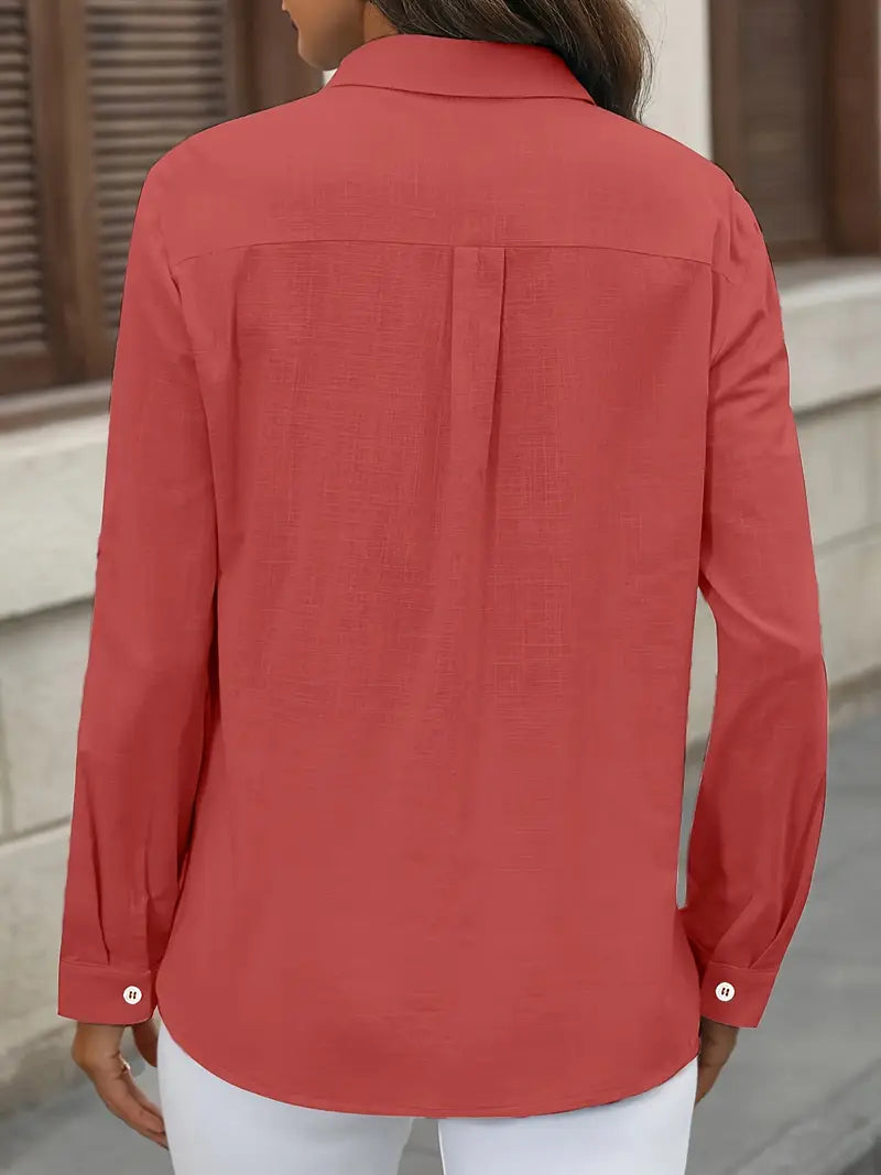 Athena - Baumwollhemd Mit Fronttaschen