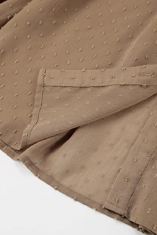 Zella® | Elegantes Hemd mit lockeren Punkten und Puffärmeln