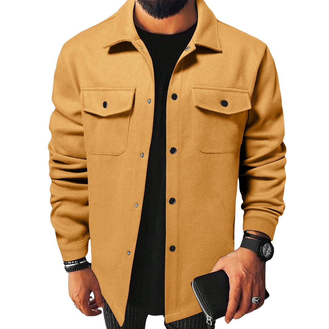 Klassische Hemdjacke für Herren