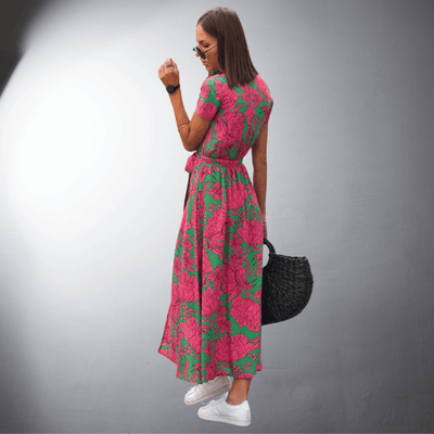 Ketty | Handgemachtes Wickelkleid aus hochwertigem Material