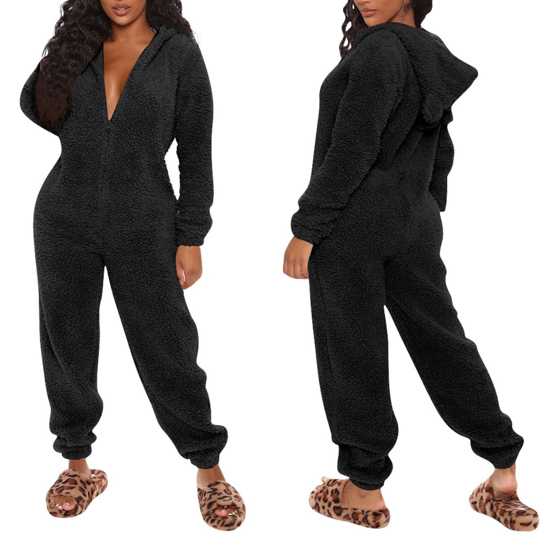 Jumpsuit mit Kapuze für Damen