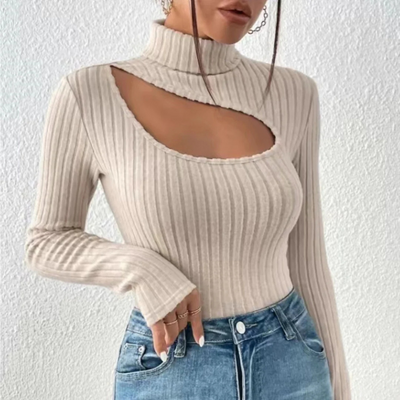 Rollkragenpullover Für Damen | Langarm