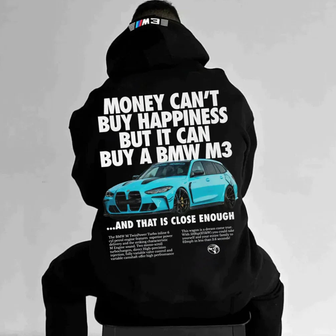 Warm Bedruckter Kapuzenpullover Für Herren | Übergröße