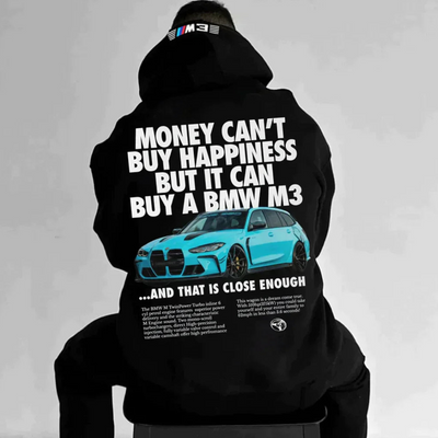 Warm Bedruckter Kapuzenpullover Für Herren | Übergröße