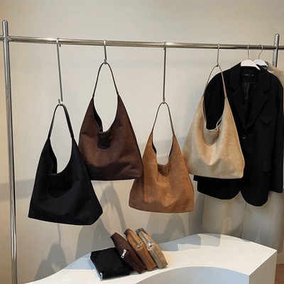 Veganer Leder Strandtasche – Große Sommertasche mit Seilgriffen