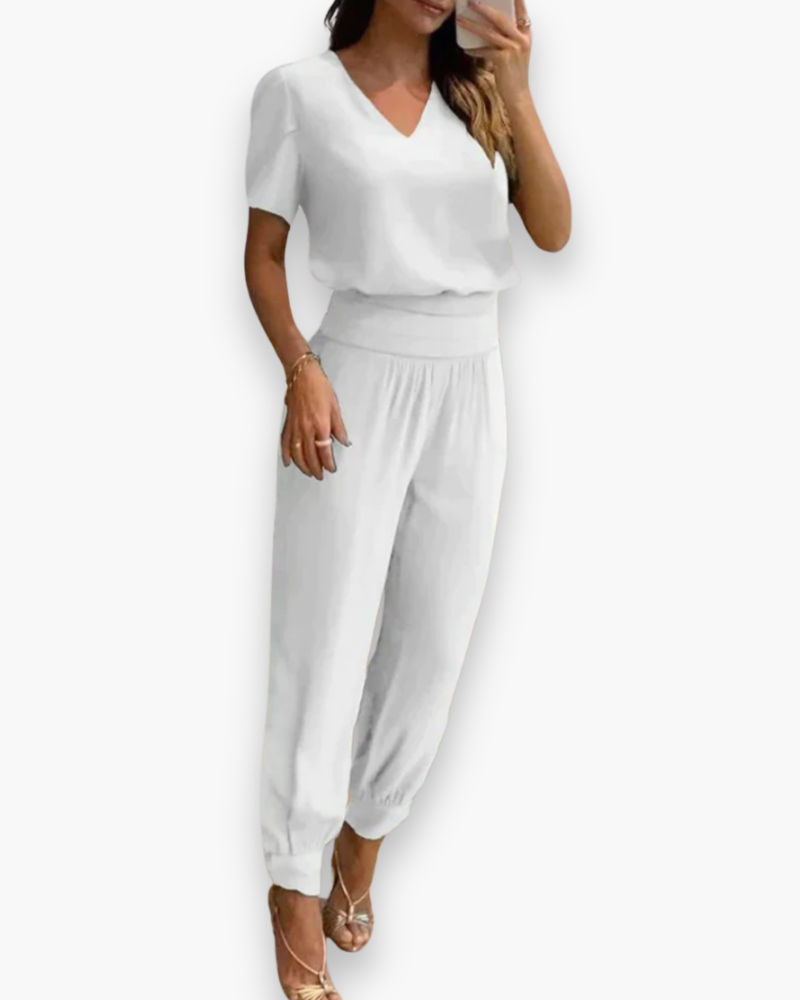 Schicker taillierter Jumpsuit