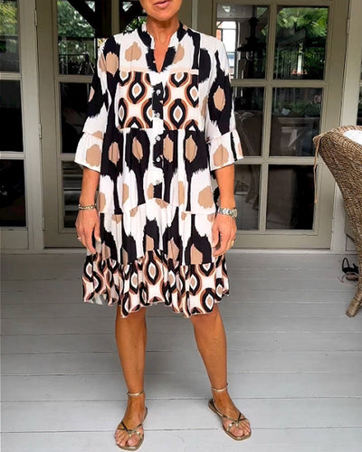 Bedrucktes kleid