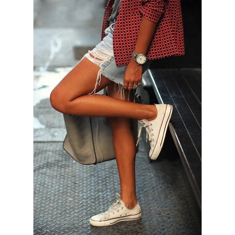 Lässiger Damen Blazer Mit Reverskragen | Bedruckt