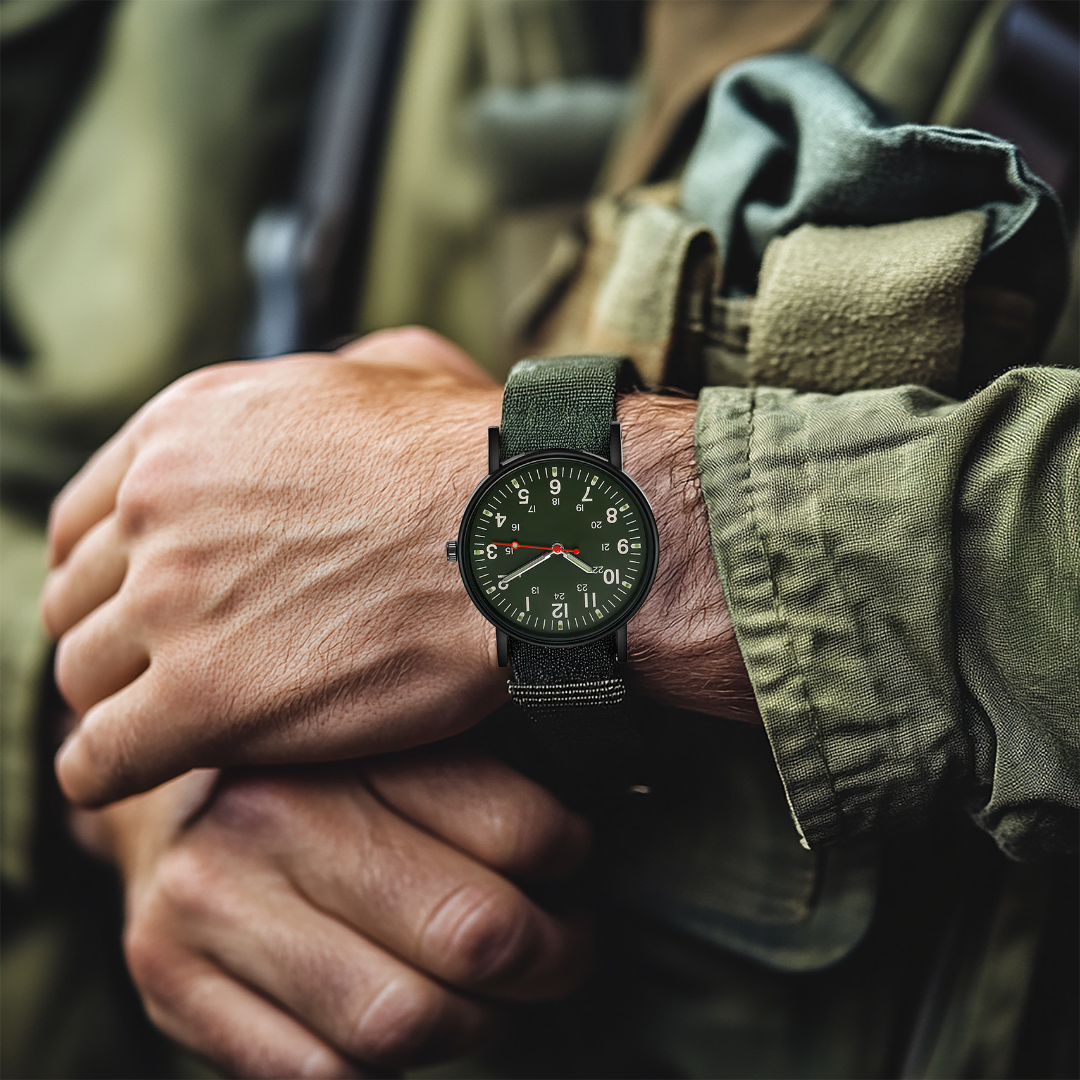 Luxuriöse Quarzarmbanduhr